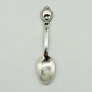 California Fort 1983 Silver Vintage Souvenir Spoon 4.5"